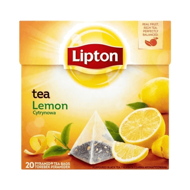 LIPTON HERBATA LEMON PIRAMIDKA 20T