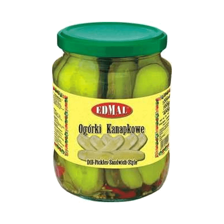 EDMAL OGÓRKI KANAPKOWE 680G