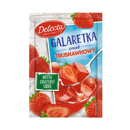 DELECTA GALARETKA TRUSKAWKOWA 70G