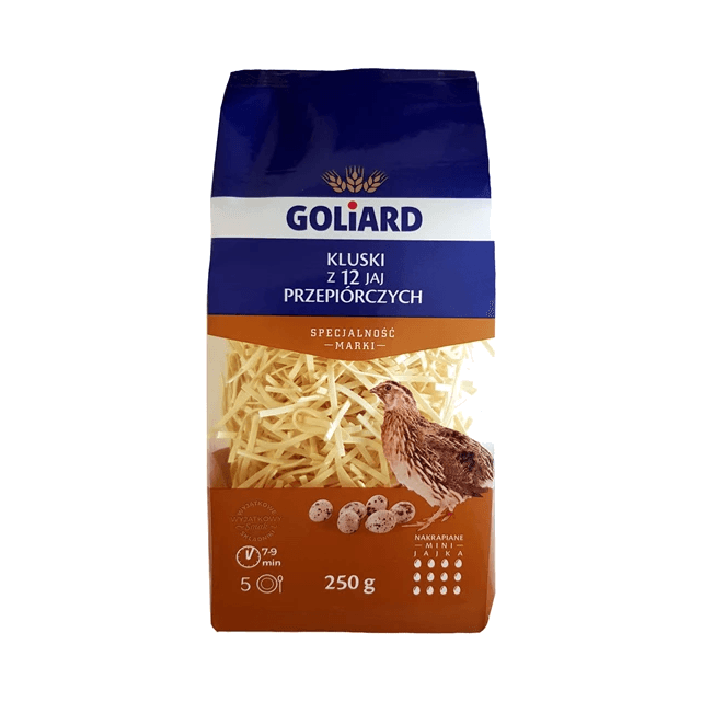 GOLIARD MAKARON KLUSKI Z JAJ PRZEPI