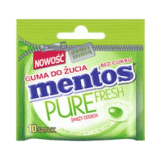 MENTOS GUMA PURE.FRESH LIME 15G