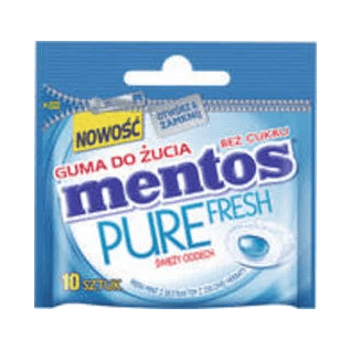 MENTOS GUMA PURE.FRESH MINT 15G
