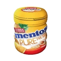 MENTOS GUMA PURE FRESH TROPICAL 60G