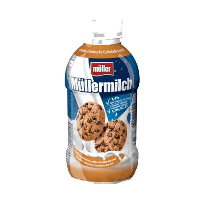 MULLERMILK CZEKOLADA-KARMEL-CIASTECZ