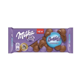MILKA CZEKOLADA BUBBLY MILK 90G