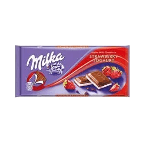 MILKA CZEKOLADA STRAWBERRY 100G