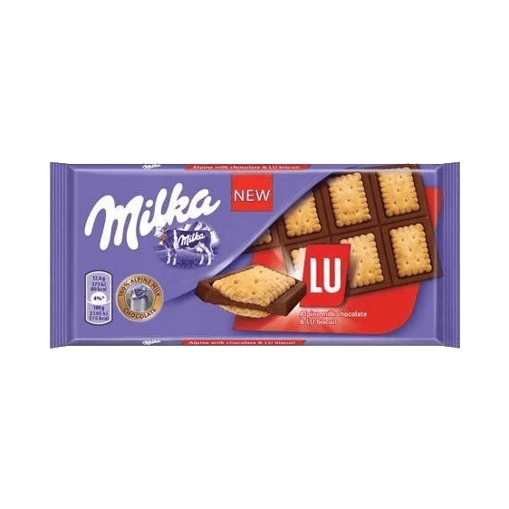 MILKA CZEKOLADA Z CIASTECZ.LU 87G