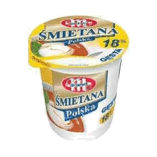 MLEKOVITA ŚMIETANA POLSKA 18% 400G
