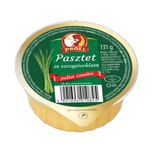 PROFI PASZTET Z DROBIEM I SZCZYPIORK