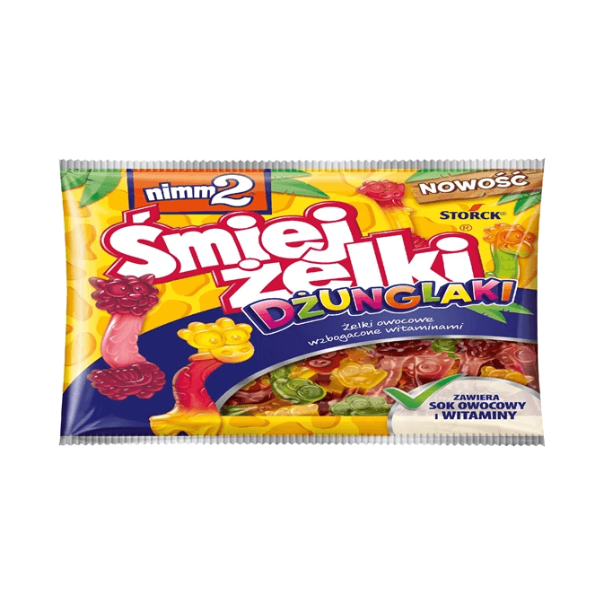 NIMM2 ŻELKI ŚMIEJŻELKI DŻUNGLAKI 90G