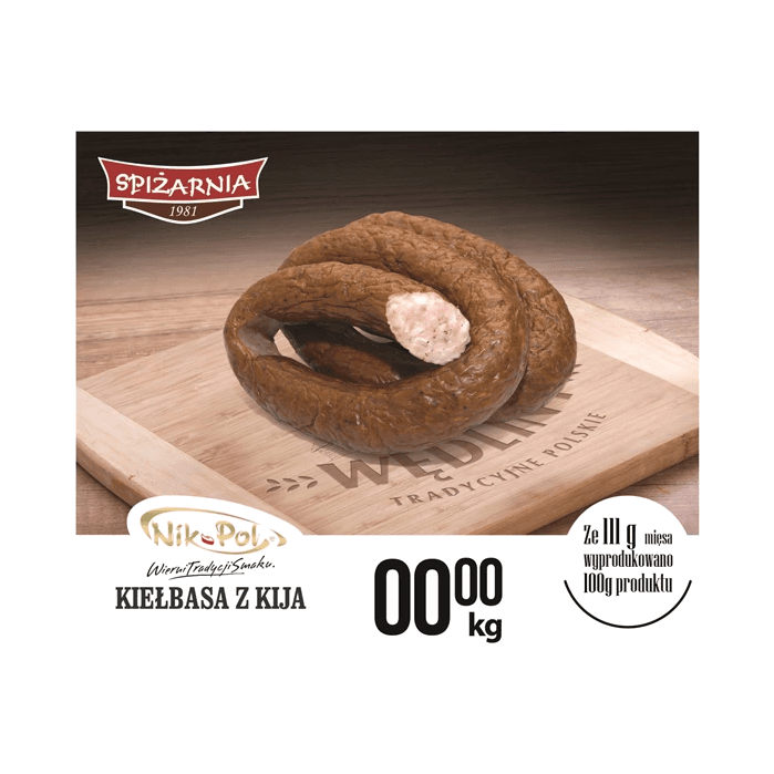 NIK-POL KIEŁBASA Z KIJA OK. 1 KG