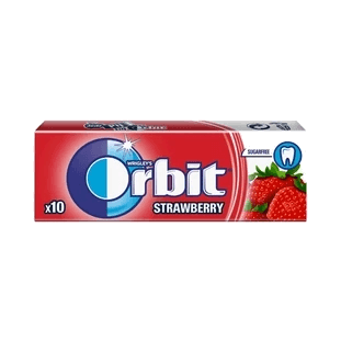 ORBIT GUMA STRAWBERRY DRAŻE 10SZT