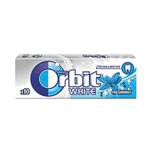 ORBIT GUMA WHITE FRESHMINT DRAŻE 10S
