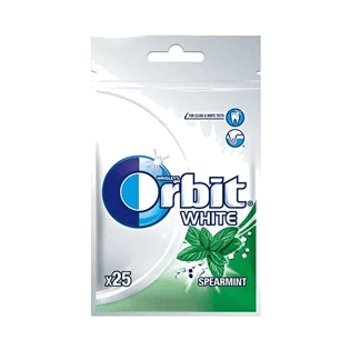 ORBIT GUMA WHITE SPEARMINT DRAŻE TOR