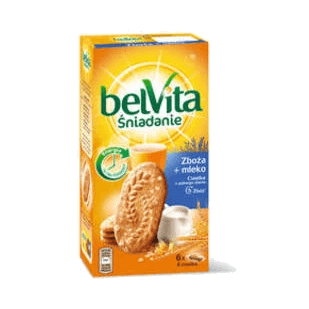 BELVITA CIASTKA 5 ZBÓŻ I MLEKO 300G
