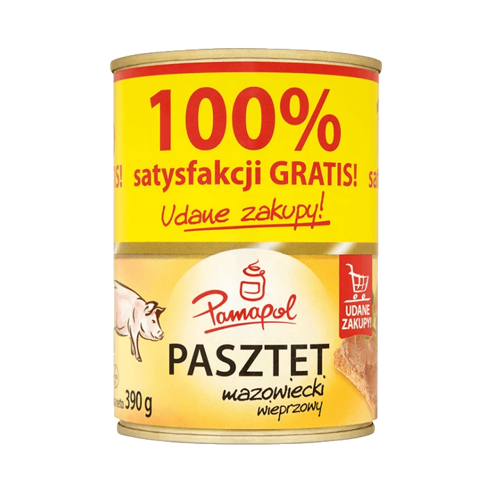 PAMAPOL PASZTET MAZOWI WIEPRZOWY 390