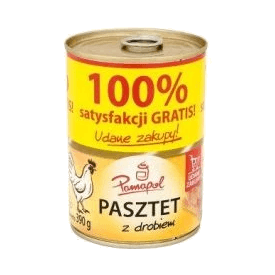 PAMAPOL PASZTET DOMOWY Z DROBIEM 390