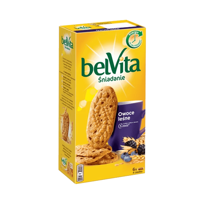 BELVITA CIASTKA OWOCE LEŚNE 300G