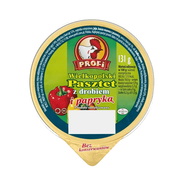 PROFI PASZTET DROBIOWY PAPRYKOWY 131