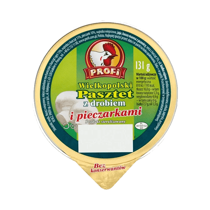 PROFI PASZTET DROBIOWY PIECZARKOWY 1
