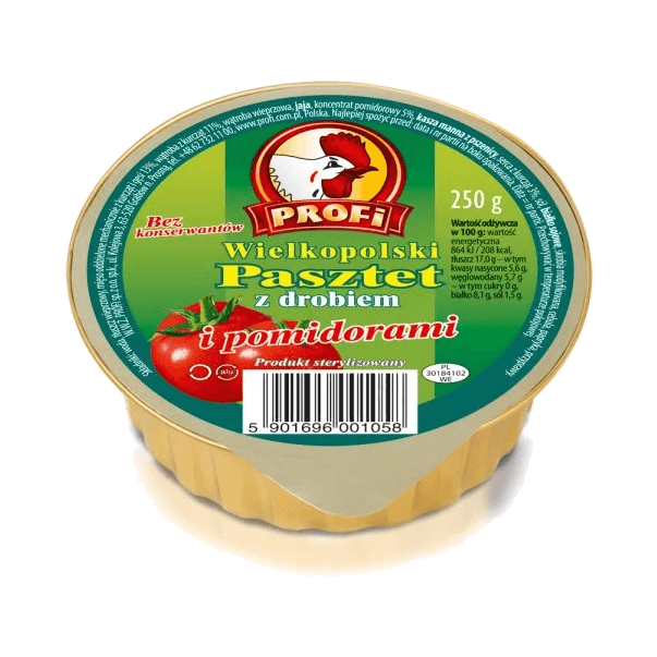 PROFI PASZTET DROBIOWY POMIDOROWY 25