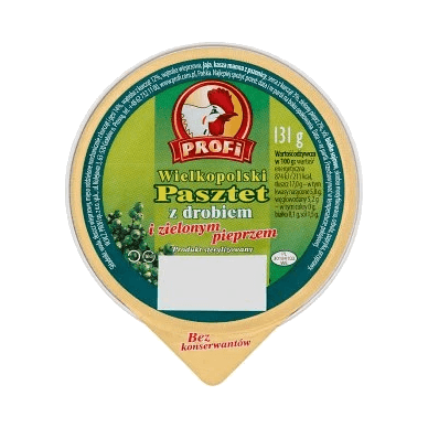 PROFI PASZTET DROBIOWY Z ZIELONYM PI