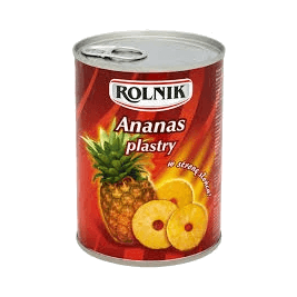 ROLNIK ANANAS PLASTRY 560G