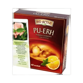 BIG ACTIVE EX PU-ERH CYTRYNA B-A 40T