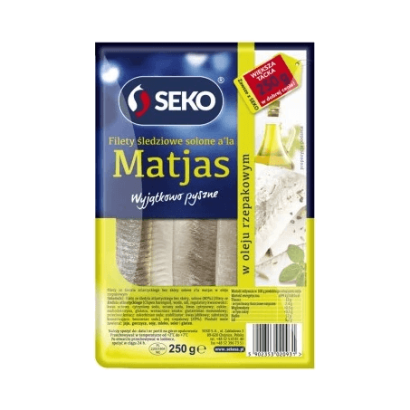 SEKO FILETY ŚLEDZ.SOLON.ALA.MAT 250G