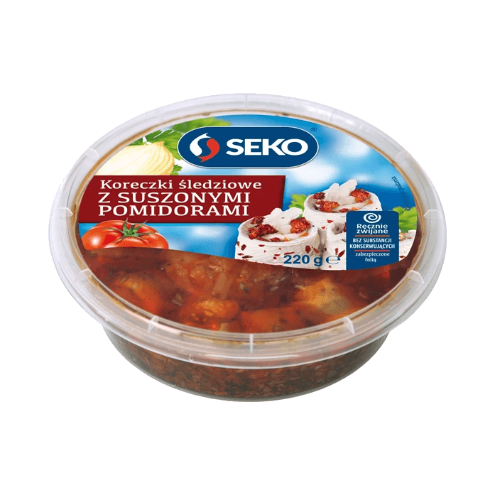 SEKO KORECZKI ŚLEDZIOWE Z SUSZONYMI