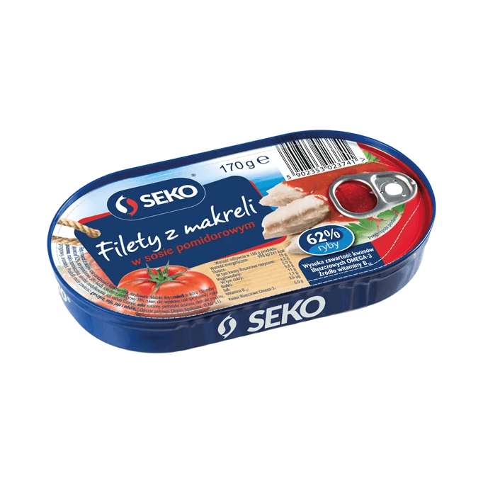 SEKO FILETY Z MAKRELI W SOSIE POMIDO