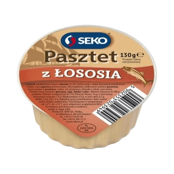 SEKO PASZTET Z ŁOSOSIA 130G