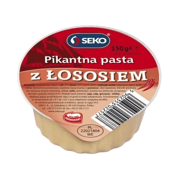 SEKO PIKANTNA PASTA Z ŁOSOSIA 130G