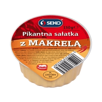 SEKO PIKANTNA SAŁATKA Z MAKRELĄ 130G