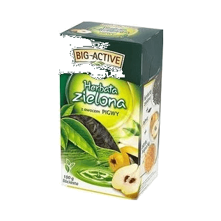 BIG ACTIVE ZIELONA Z PIGWĄ LIŚĆ 100G
