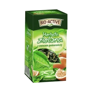BIG ACTIVE ZIELONA Z POMAR. LIŚĆ 100
