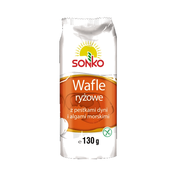 SONKO WAFLE RYŻOWE PESTKI DYNI 130G