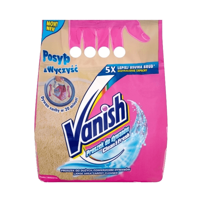 VANISH ODPLAMIACZ PROSZEK DO DYWANÓW