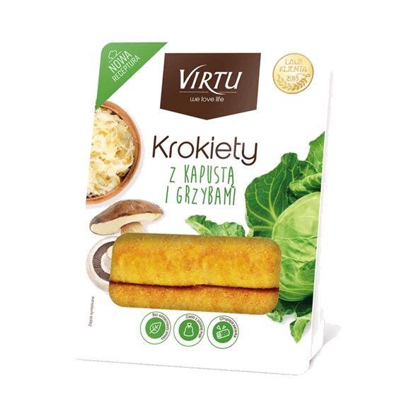 VIRTU KROKIETY Z KAPUSTĄ I GRZYBAMI