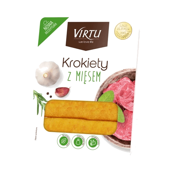 VIRTU KROKIETY Z MIĘSEM 400G