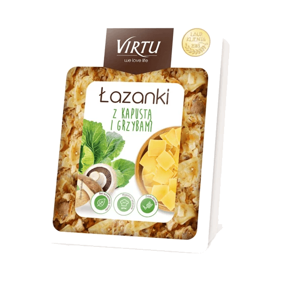 VIRTU ŁAZANKI Z KAPUSTĄ I GRZYBAMI 1