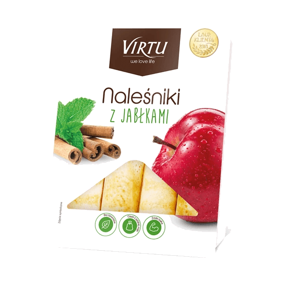 VIRTU NALEŚNIKI Z JABŁKIEM 400G