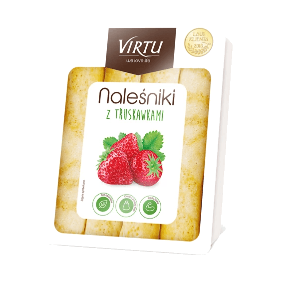 VIRTU NALEŚNIKI Z TRUSKAWKAMI 400G