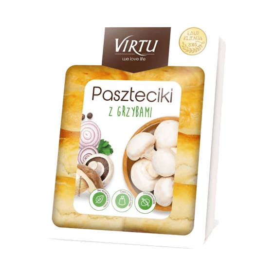 VIRTU PASZTECIKI Z GRZYBAMI 250G