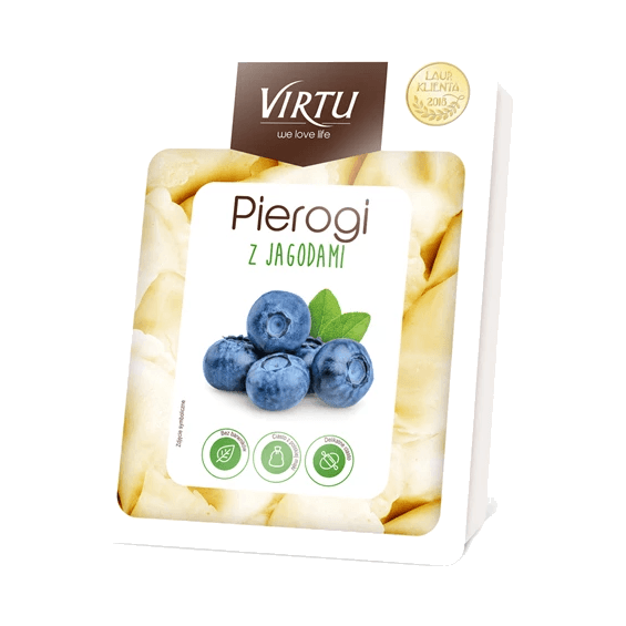 VIRTU PIEROGI Z JAGODAMI 400G