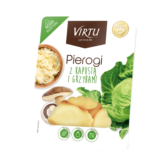 VIRTU PIEROGI Z KAPUSTĄ I GRZYBAMI 1