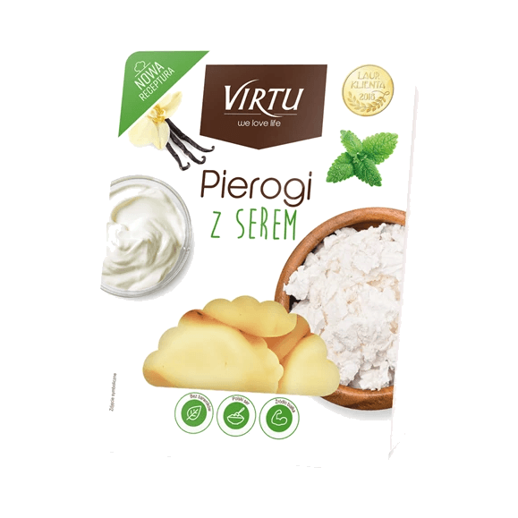 VIRTU PIEROGI Z SEREM 400G