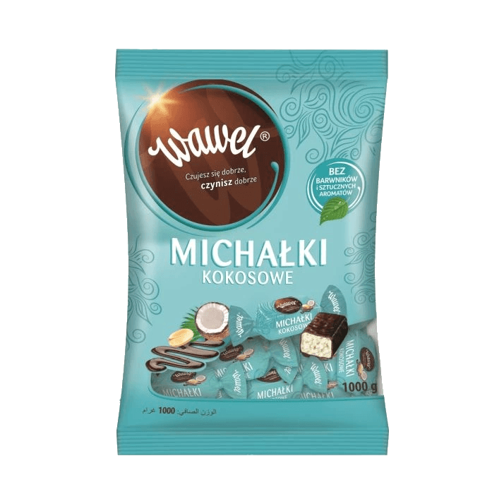 WAWEL CUKIERKI.MICHAŁKI KOKOSOWE 4X1