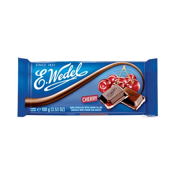 WEDEL CZEKOLADA GORZKA WIŚNIA 100G