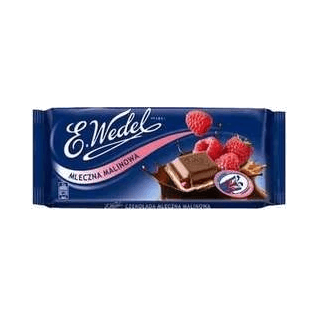 WEDEL CZEKOLADA MLECZNA MALINA 100G